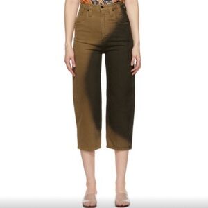 NWT Eckhaus Latta TAN TIE DYE BAGGY JEAN Size 28